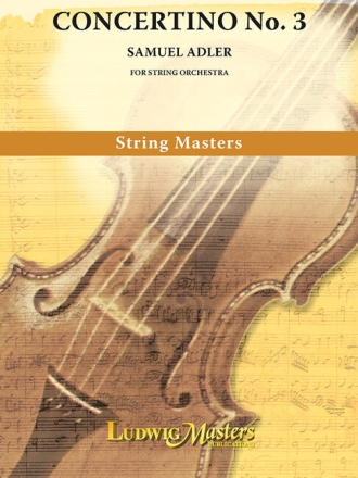 Concertino No. 3 for string orchestra score and parts