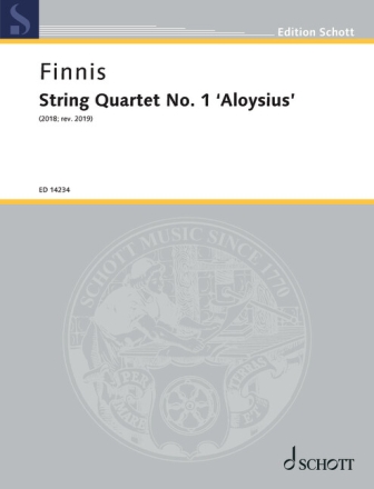 String Quartet No. 1 'Aloysius' f�r Streichquartett Partitur und Stimmen