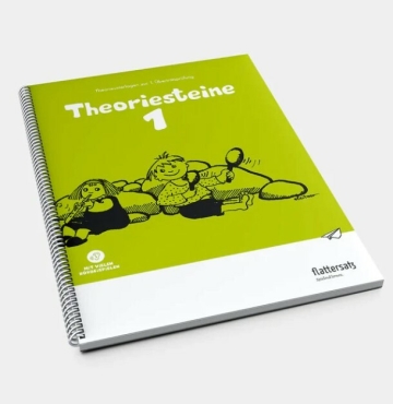 Theoriesteine  Band 1  (+QR-Code) �bungsbuch zur 1. �bertrittspr�fung Spiralbindung