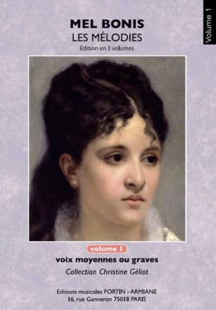 Les M�lodies Vol. 1 pour voix moyennes ou graves  et piano