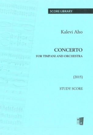 Concerto for timpani and orchestra study score