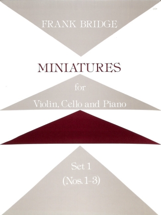 Miniatures Set 1 (nos.1-3) for violin, cello and piano