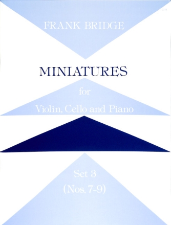 Miniatures Set 3 (nos.7-9) for violin, violoncello and piano parts