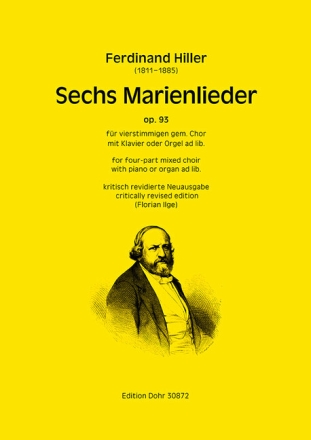 6 Marienlieder op.93 f�r gem Chor und Klavier oder Orgel (ad libitum) Partitur