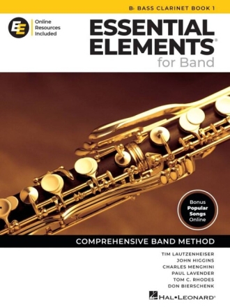 Essential Elements for Band (+Online-Resources) for bass clarinet in bb