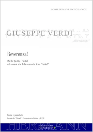 Falstaff - Reverenza! (atto secondo) Mezzo-Sopran, Bariton und Orchester Klavierauszug