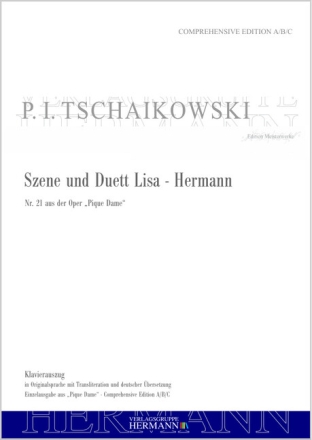 Pique Dame - Szene und Duett Lisa - Hermann (Nr. 21) Sopran, Tenor, Orchester Klavierauszug