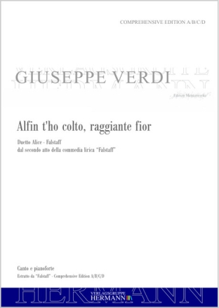 Falstaff - Alfin t'ho colto, raggiante fior (atto secondo) Sopran, Bariton und Orchester Klavierauszug
