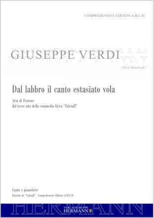 Falstaff - Dal labbro il canto estas�ato vola (atto terzo) Tenor und Orchester Klavierauszug