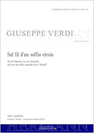 Falstaff - Sul fil d'un soffio etesio (atto terzo) Sopran, Chor und Orchester Klavierauszug