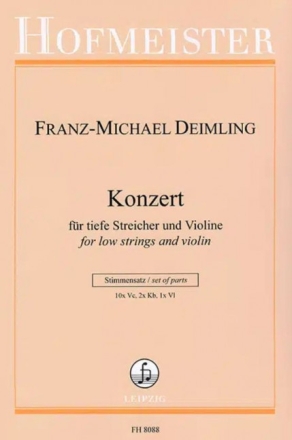 Konzert f�r tiefe Streicher und Violine V, Vc, Kb