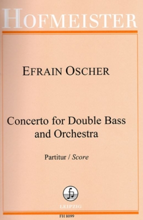 Concerto for Double Bass and Orchestra / Partitur Kontrabass, Orchester