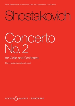 Concerto for Violoncello and Orchestra No. 2 op. 126 Violoncello und Orchester Klavierauszug mit Solostimme