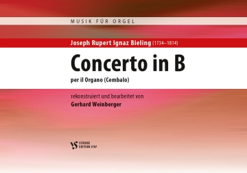 Concerto in B per il Organo (Cembalo) Klavierpartitur