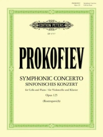 Symphonic Concerto for Cello and Piano Op. 125 Piano, Cello