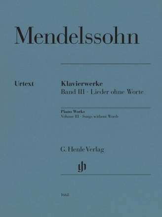 Klavierwerke Band 3 - Lieder ohne Worte f�r Klavier