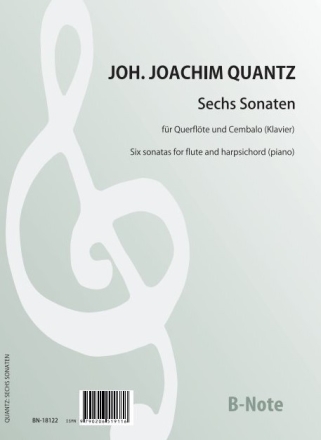 Sechs Sonaten f�r Querfl�te und Cembalo (Klavier)