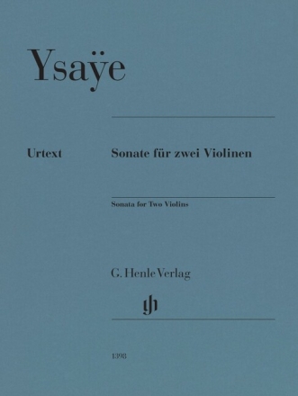 Ysaye, Eugene - Sonate f�r zwei Violinen