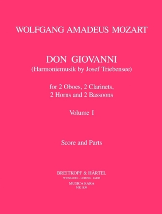 Don Giovanni vol.1 for wind octet score and 8 parts