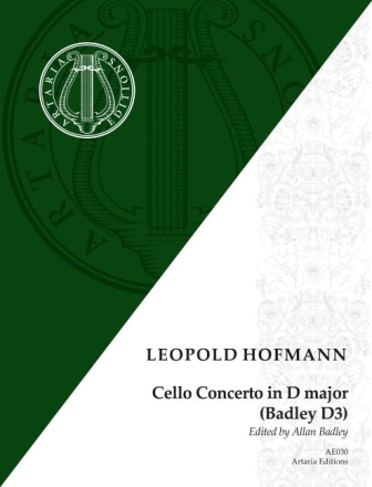 Konzert D-Dur f�r Violoncello und Orchester Partitur