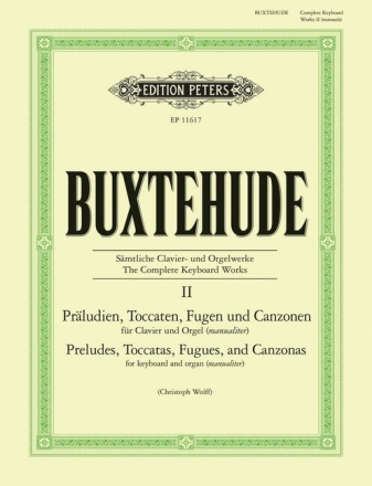 The Complete Keyboard Works Vol.2 (Preludes, Toccatas, Fugues and Canzonas for piano Ausgabe in dt/en