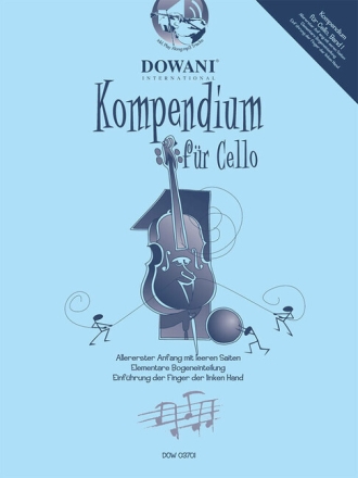 Kompendium f�r Cello Band 1 (+Online-Audio) f�r 2 Celli (Sch�ler und Lehrer)