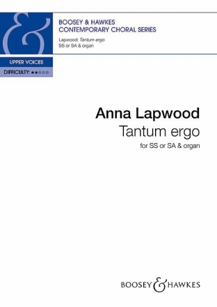 Tantum ergo for SS or SA and organ choral score