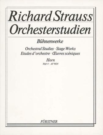 Orchesterstudien aus seinen B�hnenwerken: Horn Band 4