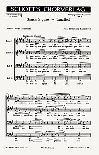 Vier japanische Chorlieder