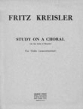 Study on a choral