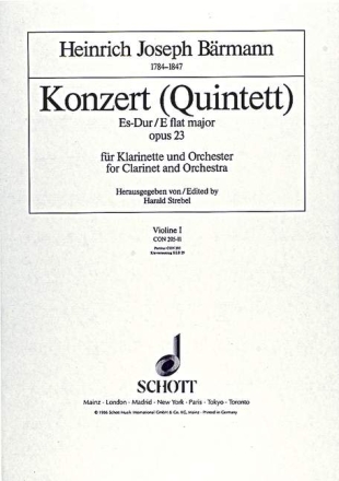 Konzert (Quintett) Es-Dur op. 23