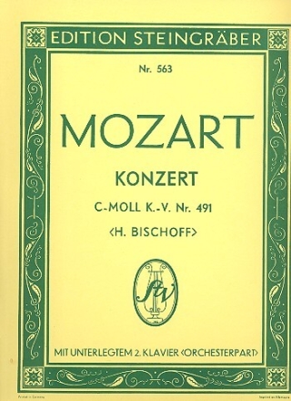 Konzert c-Moll KV491 f�r Klavier und Orchester f�r 2 Klaviere