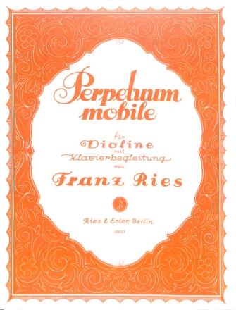 Perpetuum mobile f�r Violine und Klavier