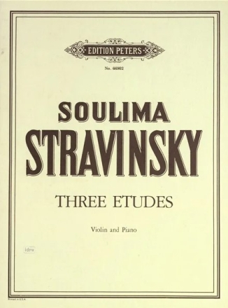 3 Etudes for violin and piano