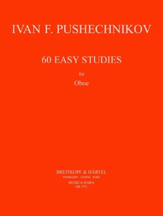60 easy Studies for oboe