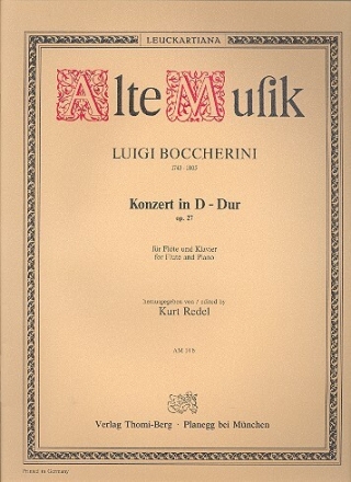 Konzert in D-Dur op.27 f�r Fl�te und Klavier
