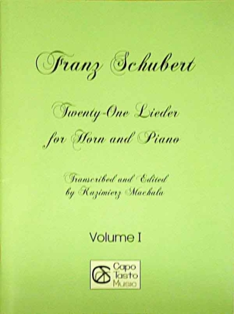 Twenty-One Lieder Vol. 1