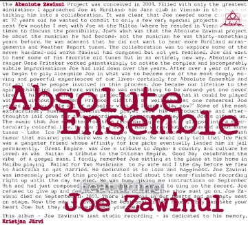 Absolute Ensemble feat. Joe Zawinul - Absolute Zawinul