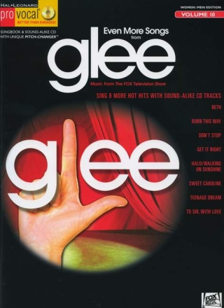Even More Songs From Glee Pro Vocal 10 Women/Men Edition