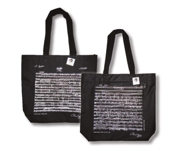 Shopper schwarz / beidseitig bedruckt (wei�)