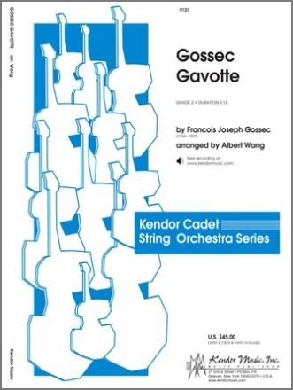 Gossec Gavotte G major