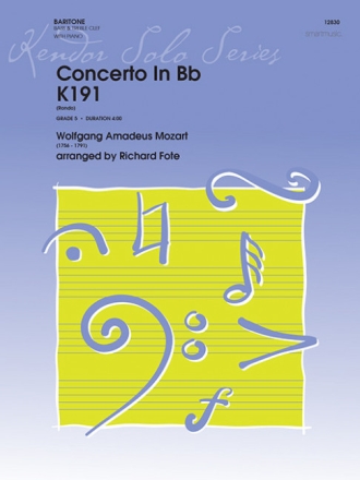Concerto In Bb K191