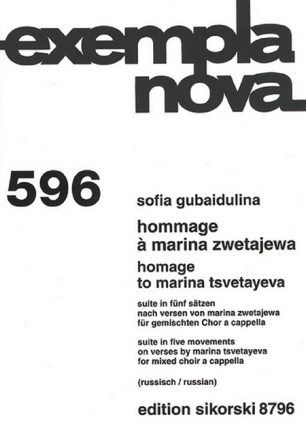 Hommage � Marina Zwetajewa Nr. 596