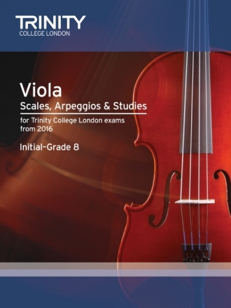 Viola Scales, Arpeggios & Studies Initial�Grade 8 from 2016