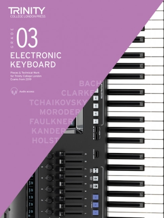 Electronic Keyboard Exam Pieces & Technical Work from 2019: Grade 3