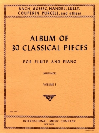 Album of classical excerpts vol. I for flute and piano WUMMER, JOHN, ED