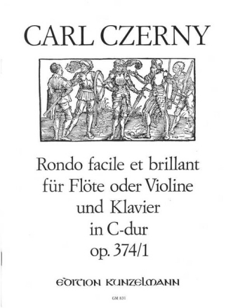 Rondo facile et brillant op.347,1 f�r Fl�te (Violine) und Klavier