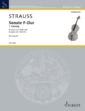 Sonate F-Dur (Erstausgabe der 1. Fassung)