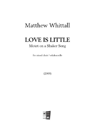 Love is little (2009)