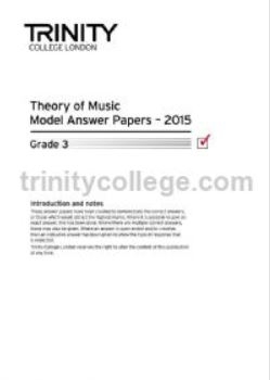 Theory Model Answer Papers Grade 3 2015